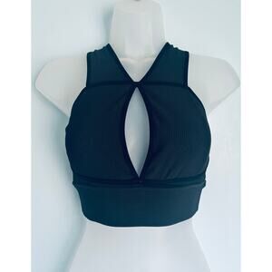 Buffbunny Sphynx Sports Bra Ribbed Black Medium